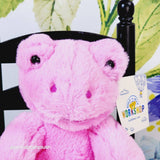Build A Bear MINI Pink Frog 9" Spring Toad Plush Buddy Small
