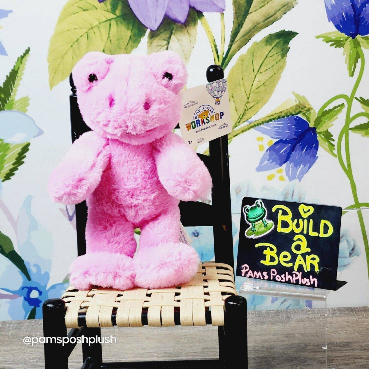 Build A Bear MINI Pink Frog 9 Spring Toad Plush Buddy Small – PamsPoshPlush
