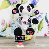 Rare Build A Bear Marvel Deadpool 30th Anniversary Plush, 2 Katana Blades (Sealed) Happy 30 Years