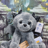 NEW Build a Bear Gargoyle Loveable Legends w Wings 15" Halloween 2024 Plush Gray