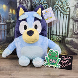 Build A Bear Bluey 2 SOUNDS Stuffed Animal Plush 5 in 1 &  Theme Song Boxes