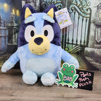 Build A Bear Bluey 2 SOUNDS Stuffed Animal Plush 5 in 1 &  Theme Song Boxes