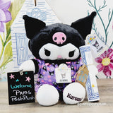 New Build A Bear Sanrio KUROMI Kawaii Hello Kitty Sanrio Dress & Sleeper Plush