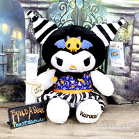 New Build A Bear Sanrio KUROMI Halloween & Dress Kawaii Hello Kitty Plush