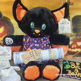 Build A Bear Vampire Bat & Mini Beans Plush Halloween 2023 Dress Clothes Pumpkin