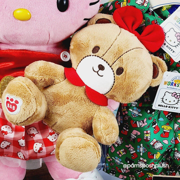 Build A Bear 16 Sweet Hugs Heart Bear Knit Dress & Hello Kitty Underwear  GIFT 