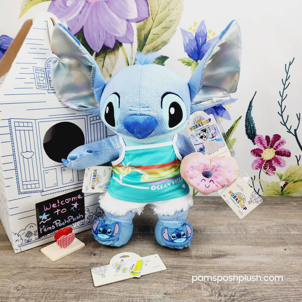 Build A Bear Disney100 Stitch Celebration Plush Disney 100 & Stitch Sl ...