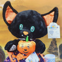 Build A Bear Vampire Bat Plush Halloween 2023 Dress Clothes w Pumpkin Wristie