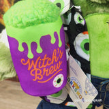 Build A Bear Zombie Frog Plush Halloween Eyeball Shirt, Witches Brew Clothes