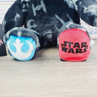 Build A Bear Star Wars Light Side Dark Side Plush 16" Disney w Tag BAB Blue Red