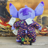 Build A Bear Disney Halloween STITCH Plush Bundle Suit Frankenstein Wristie 2023