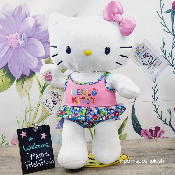 Build A Bear Hello Kitty Sanrio Summertime Plush Swimsuit Dress Clothe
